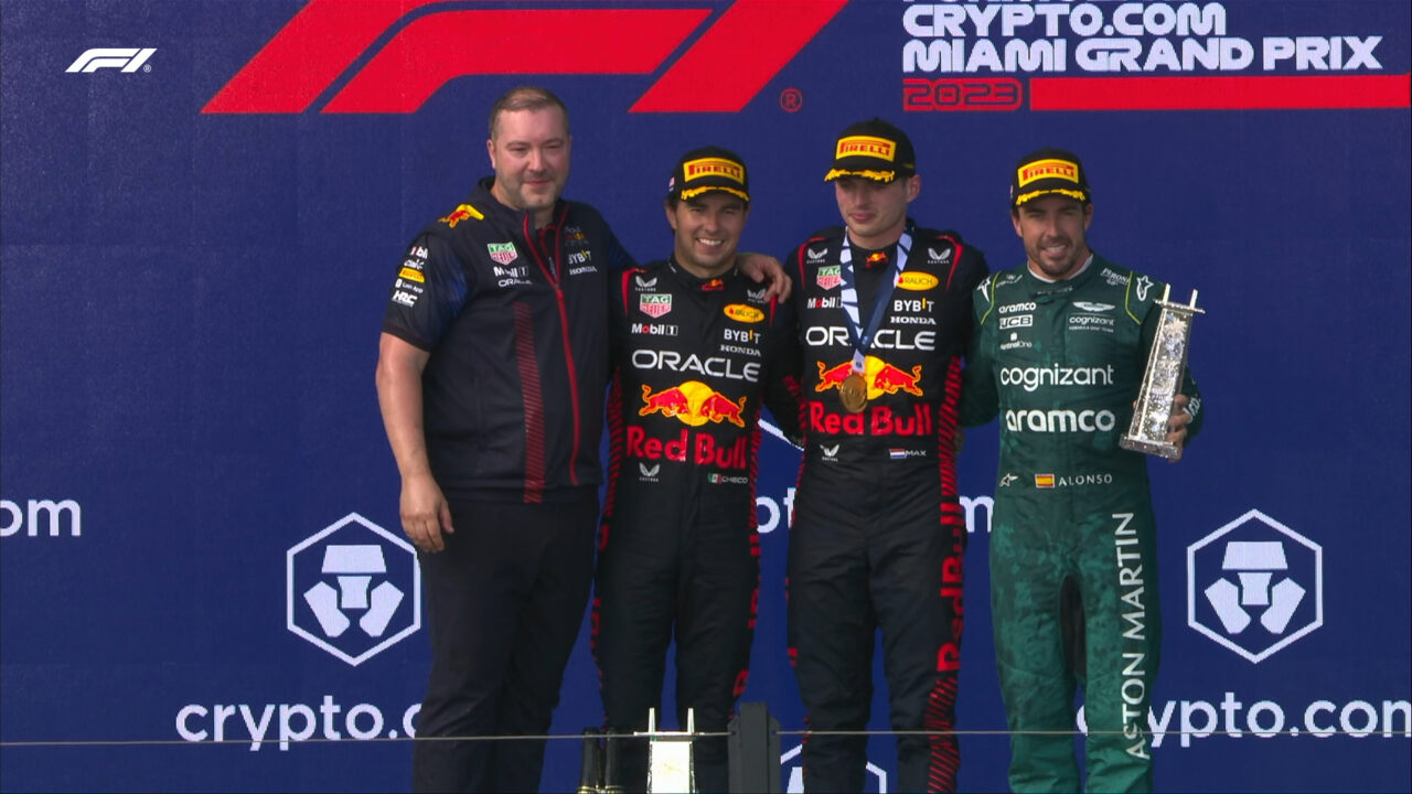 Fue el turno de Verstappen en el GP de Miami