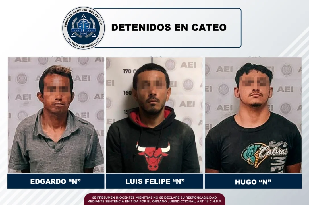Capturados tres sospechosos de la masacre de San Vicente en Ensenada