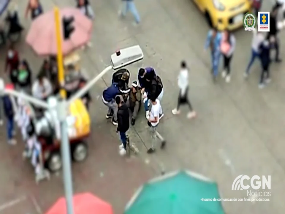 CAPTURADA PELIGROSA BANDA QUE OPERABA EN EL CENTRO DE BOGOTÁ 