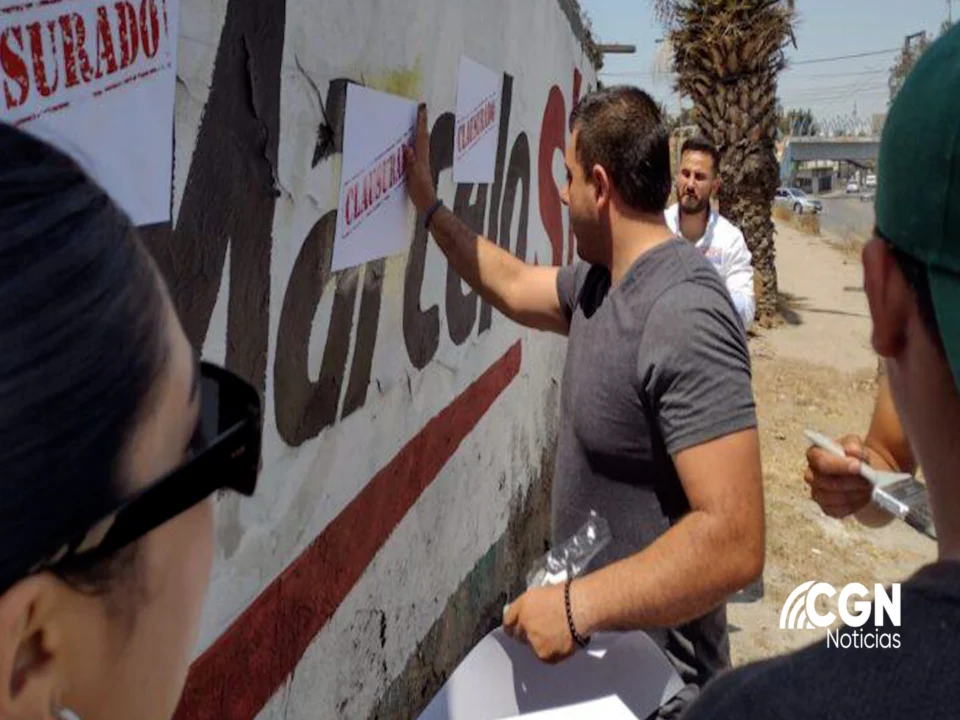 ”CLAUSURAN” PROPAGANDA POLÍTICA EN TIJUANA