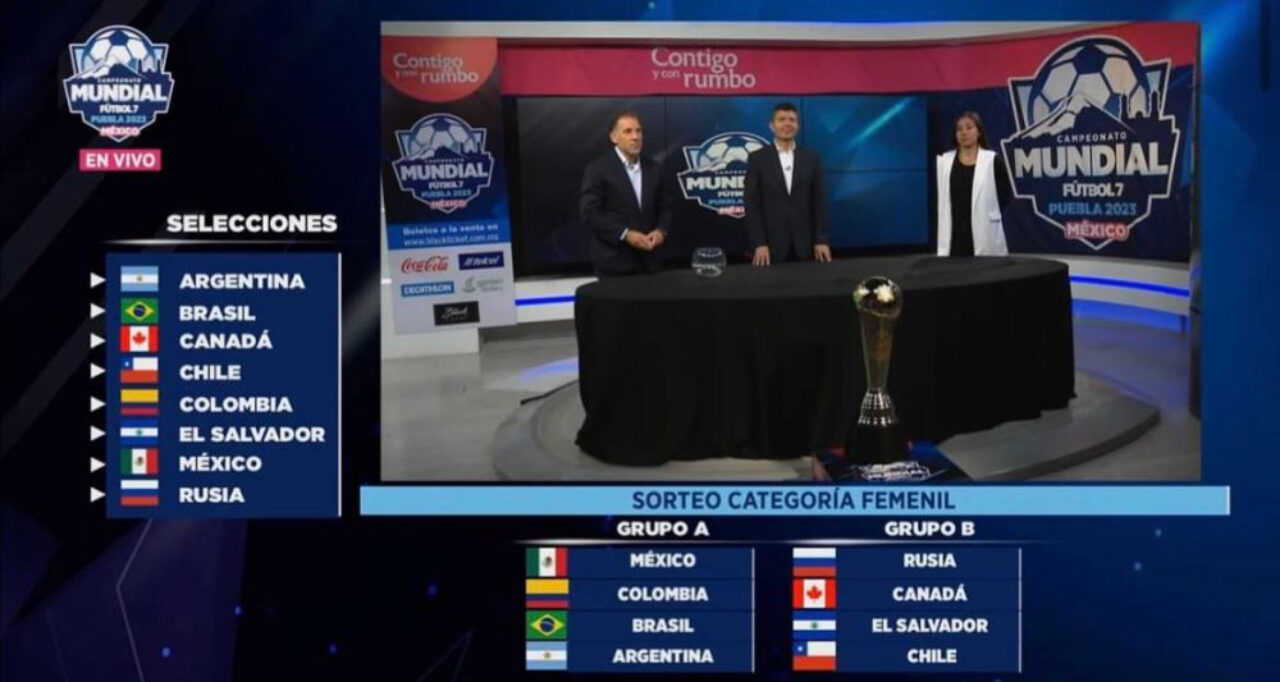 Todo listo para el Campeonato Mundial de Futbol 7 Puebla 2023