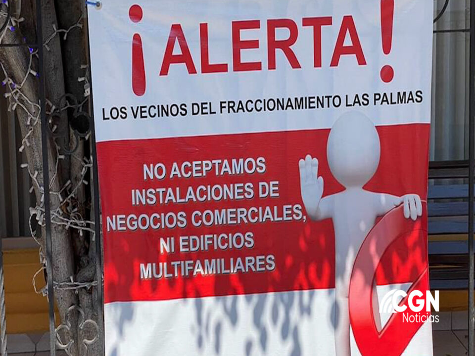 VECINOS INCONFORMES POR CONSTRUCCIÓN DE PLAZA COMERCIAL, SE MANIFESTARON