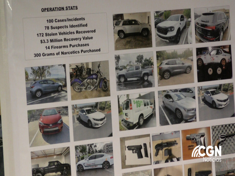 Robo de autos en San Diego. Tercer lugar en robo de vehículos en toda California  