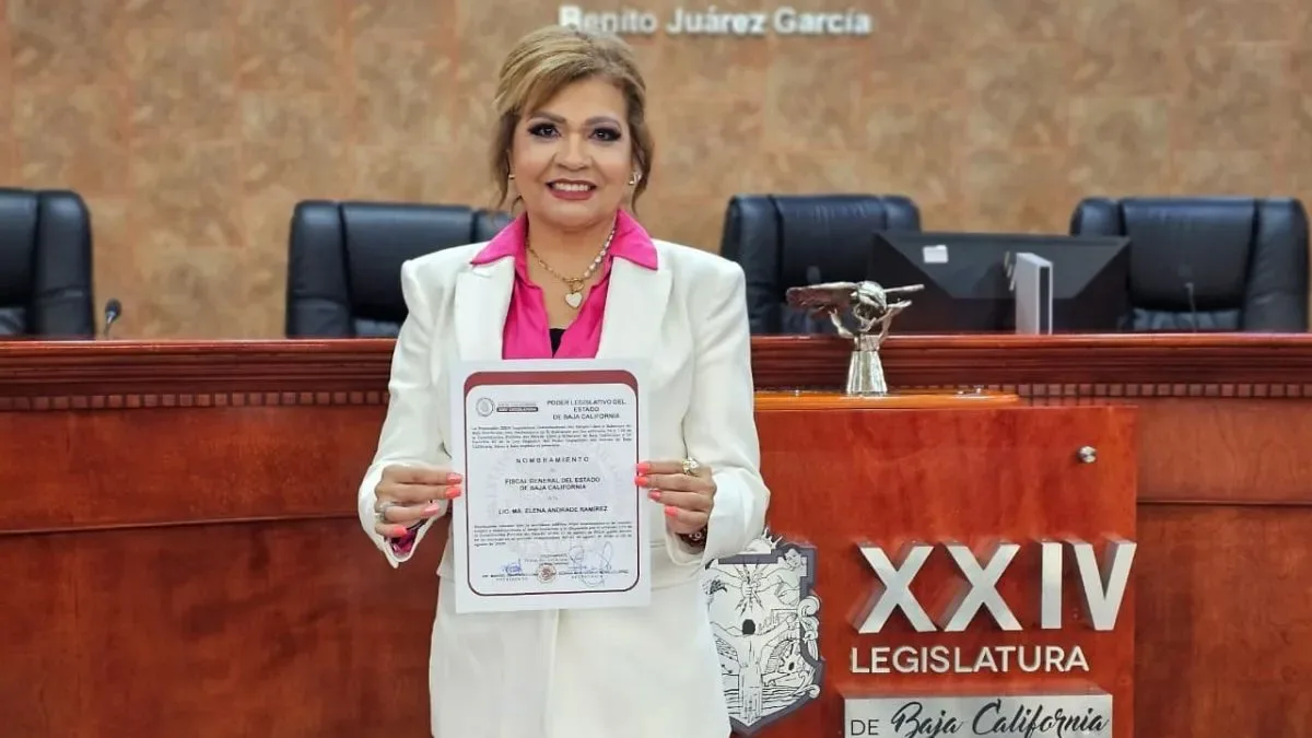 Una mujer por primera vez, es la Fiscal de Baja California, tras una renuncia