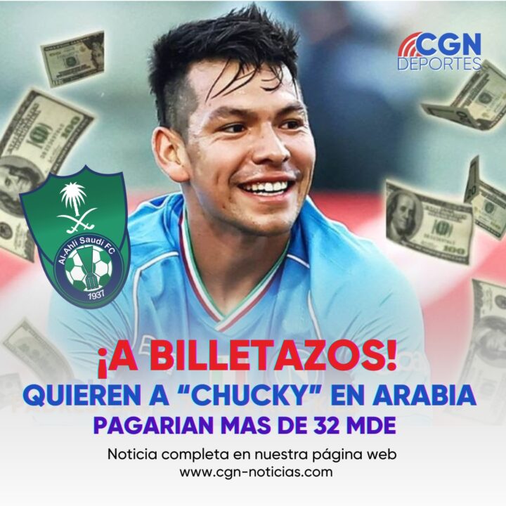 Quieren en Arabia al “Chucky” Lozano y pagarían una millonada por el mexicano