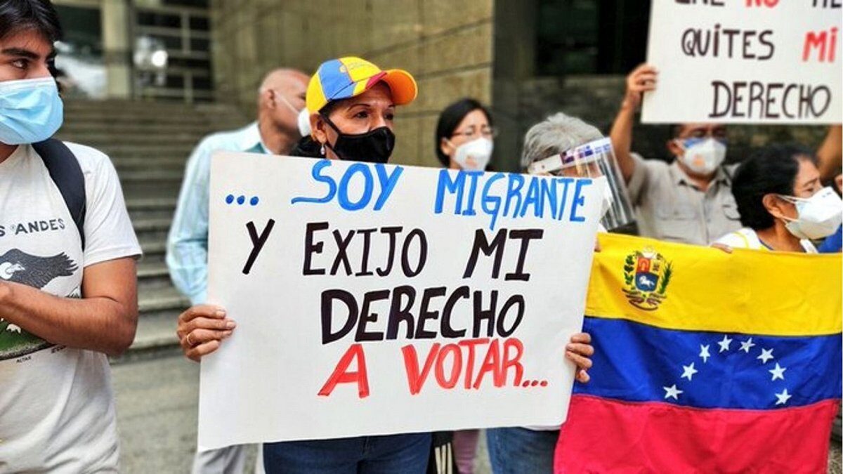 Venezolanos en el mundo piden votar en presidenciales de 2024