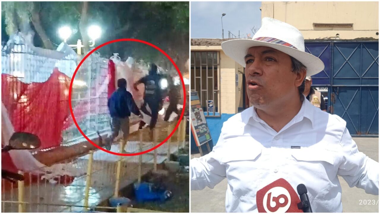 Denuncian a agentes municipales por atentar contra la bandera del Perú