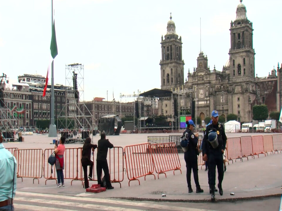 Blindarán el zócalo capitalino por festejos de la Independencia de México
