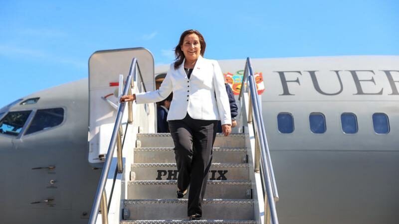 Dina Boluarte viaja por cuarta vez al extranjero en menos de 4 meses 