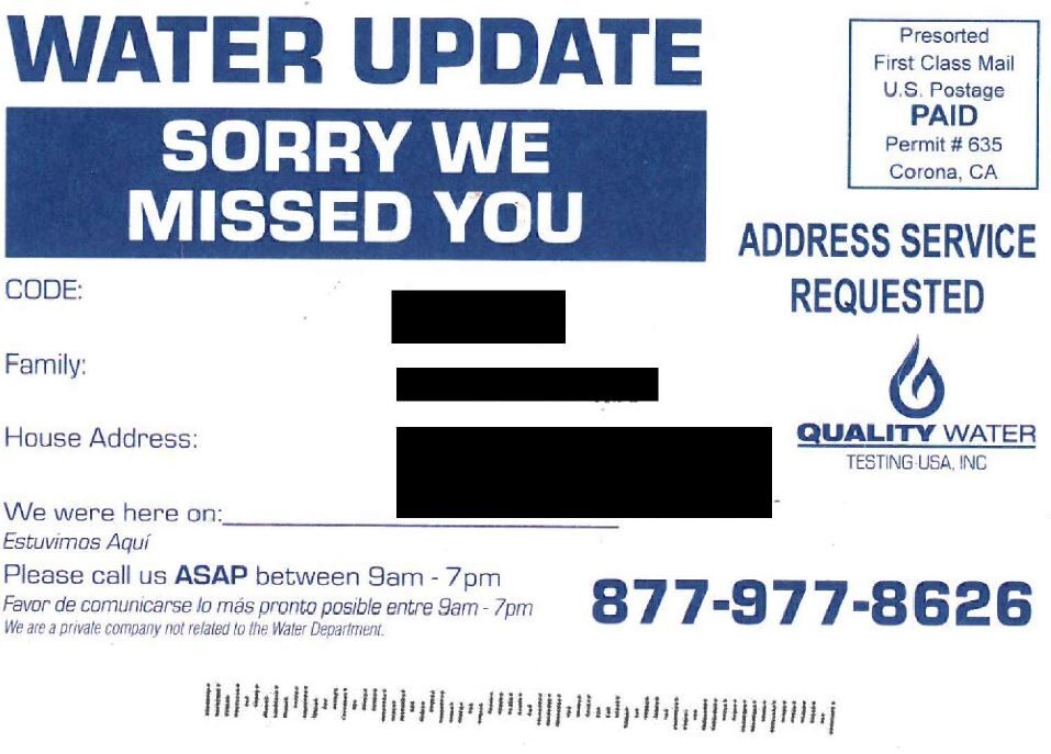 Posible fraude con calidad del agua: advierte Ciudad de San Diego