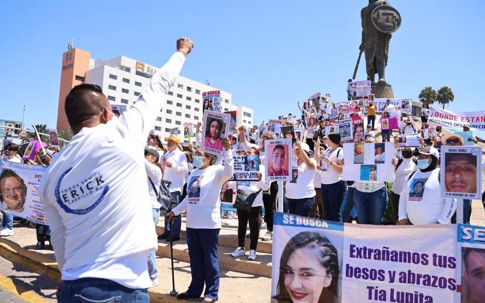 Cumple colectivo de búsqueda de desaparecidos \"Todos Somos Erick Carrillo\" cuatro años en la ciudad de Tijuana
