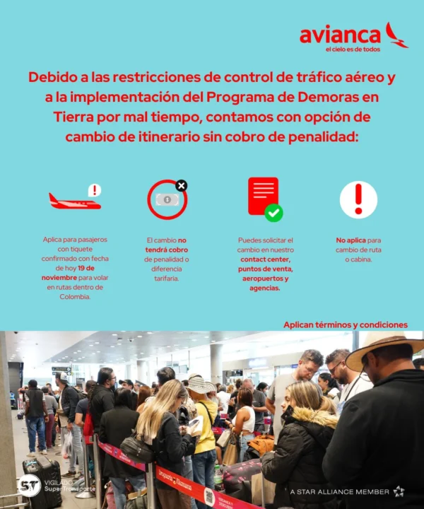 50 mil afectados en el Aeropuerto el Dorado por retrasos en vuelos