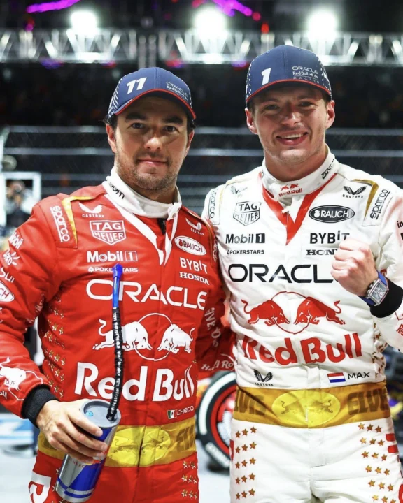 Verstappen Gana en Las Vegas y Checo Pérez amarró el Subcampeonato del mundo