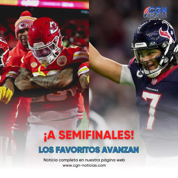 Kansas y Houston avanzan en los playoffs de la NFL