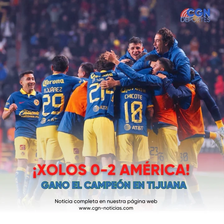 ¡Increíble! América con suplentes venció a Xolos en Tijuana 