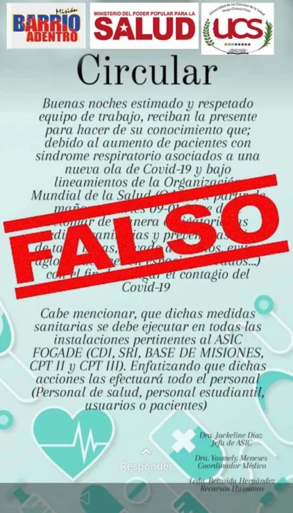 Ministerio de Salud negó que haya covid-19 en Venezuela