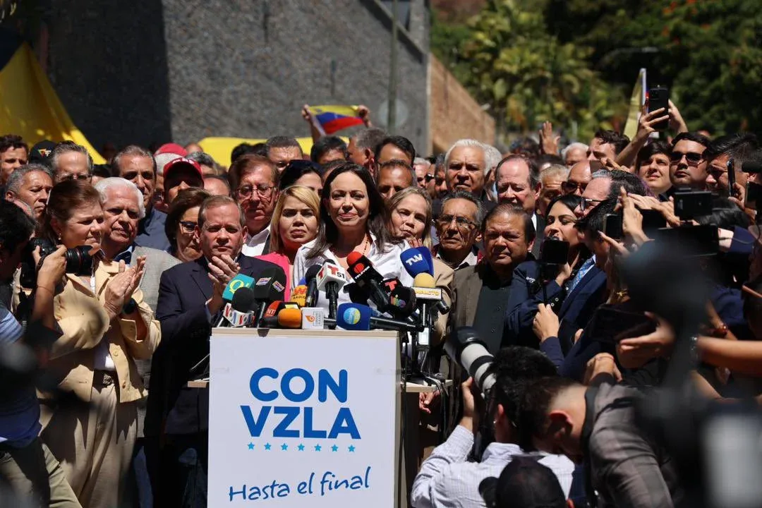 Maria Corina Machado: “Maduro no va a elegir el candidato porque la gente ya eligió”