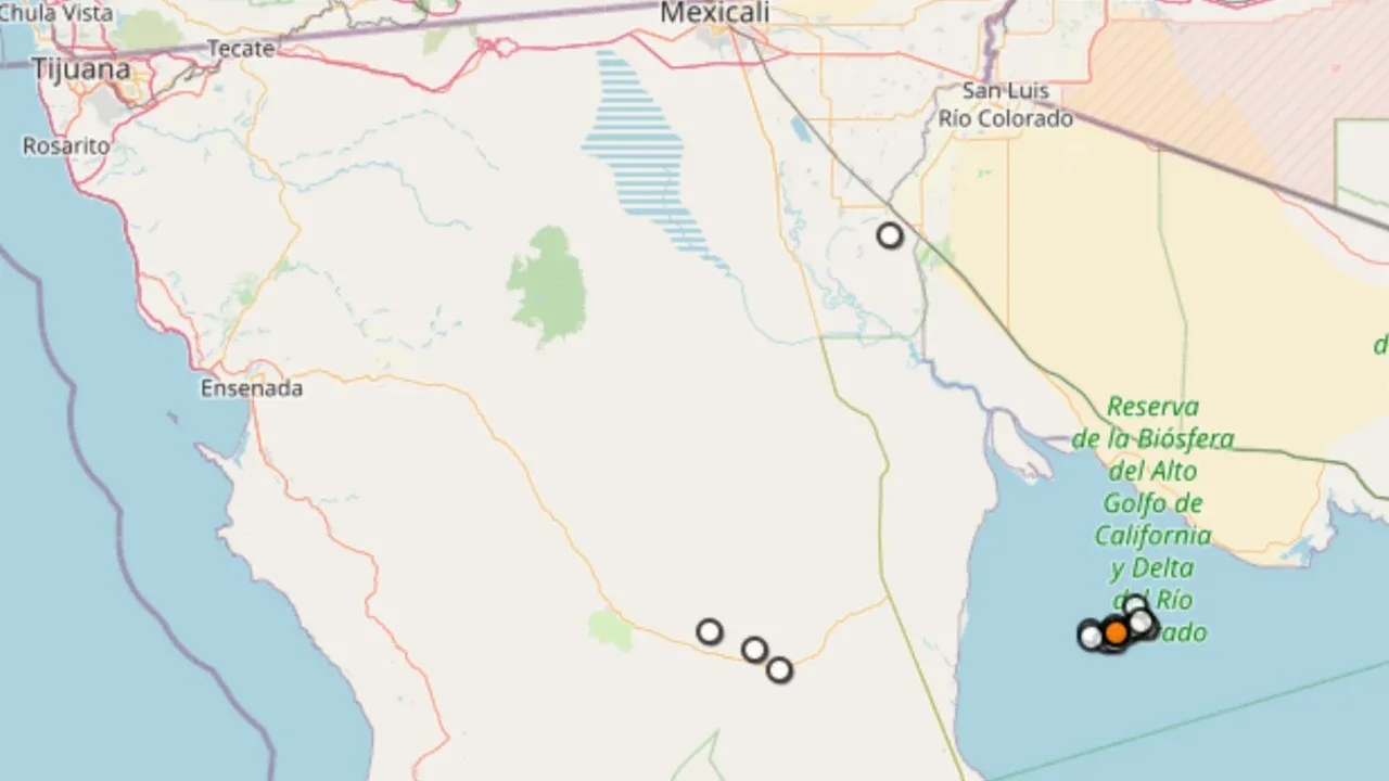 Sismos en San Felipe: Van al menos 16 movimientos, el más reciente de 4.2