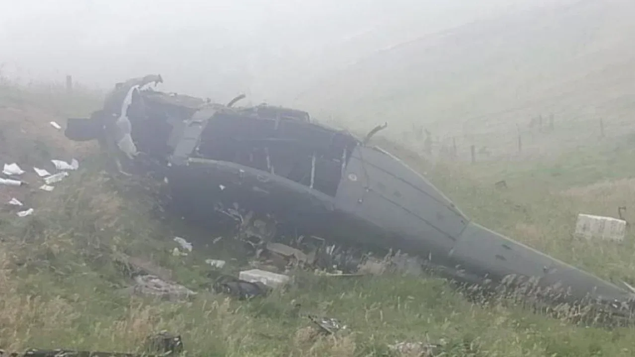 Cuatro Policías fallecieron tras accidente de helicóptero en Antioquia  