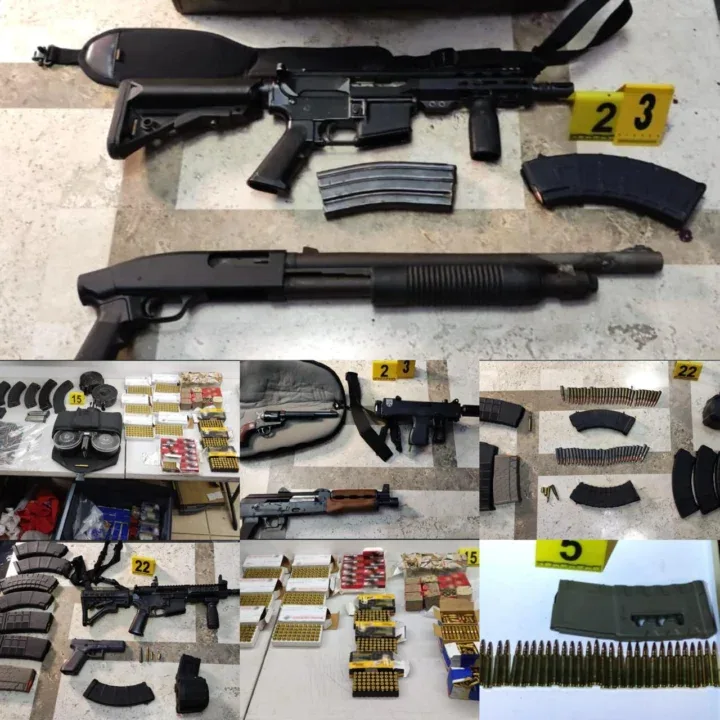 Tras tiroteo en Toscano Residencial FGR catea inmueble en Tijuana y decomisa armas
