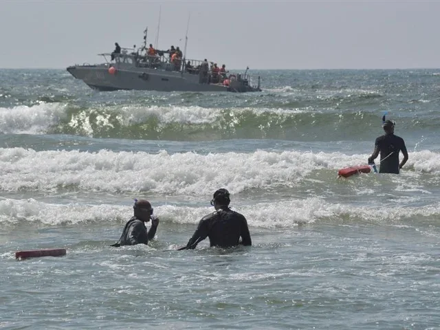 Localizan tercer cuerpo de soldado arrastrado al mar tras prácticas militares en Ensenada