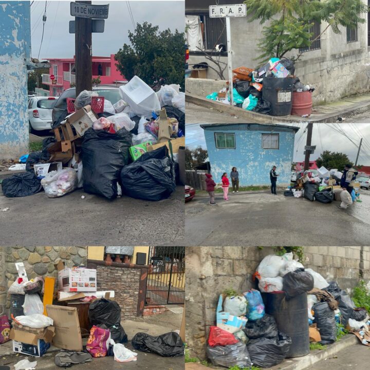 Denuncian crisis sanitaria en Colonia Lomas del Rubí por acumulación de basura
