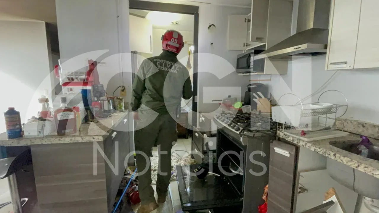 Por acumulación de gas explota departamento en Fracc \"La Rioja\" de Tijuana, hay un lesionado