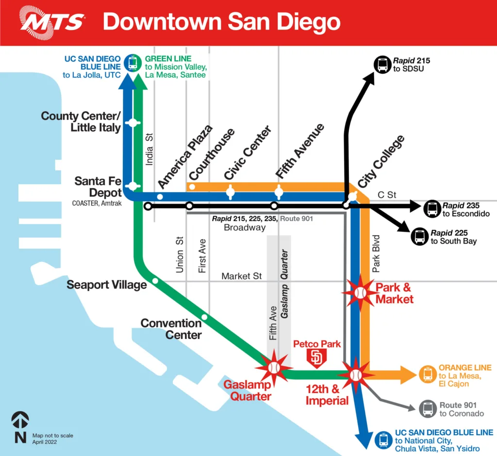 Los Padres de San Diego inicio de temporada ¿Cómo llegar a Petco Park el fin de semana?