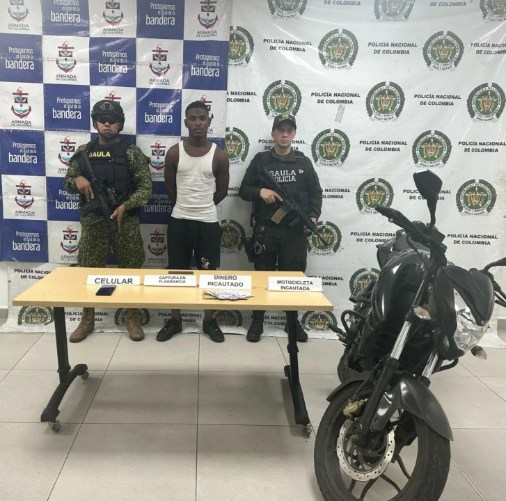 Video: extorsionista es capturado cuando recibía dinero de su víctima 