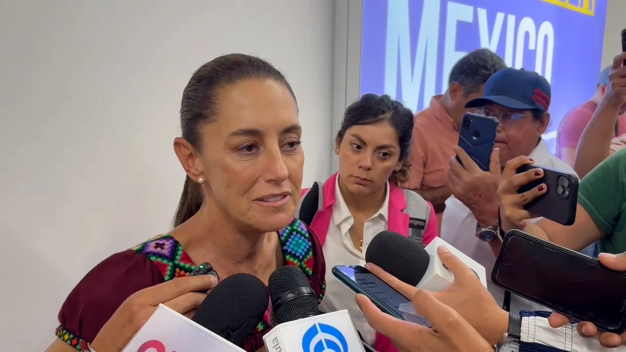 Minimiza Sheinbaum retén de encapuchados en Chiapas que los interceptó