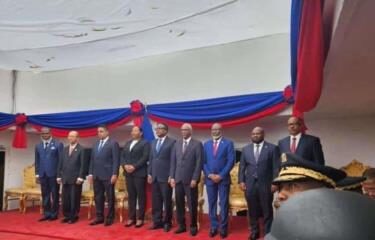 Toma juramento nuevo consejo presidencial de Haití