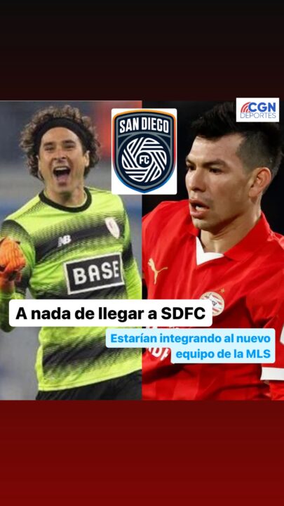 Ochoa y Chucky cada vez más cerca de llegar a San Diego FC.