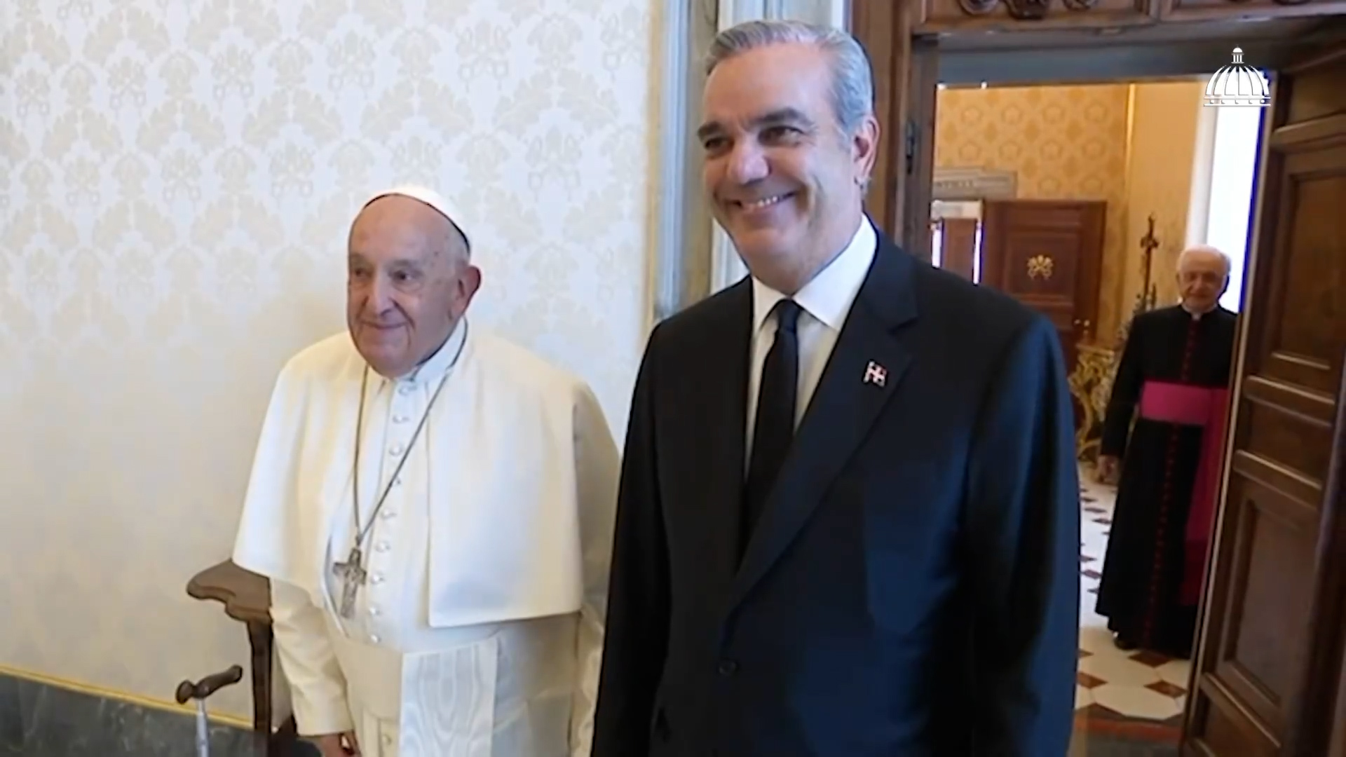 El Papa Francisco recibe al presidente dominicano Luis Abinader en el Vaticano