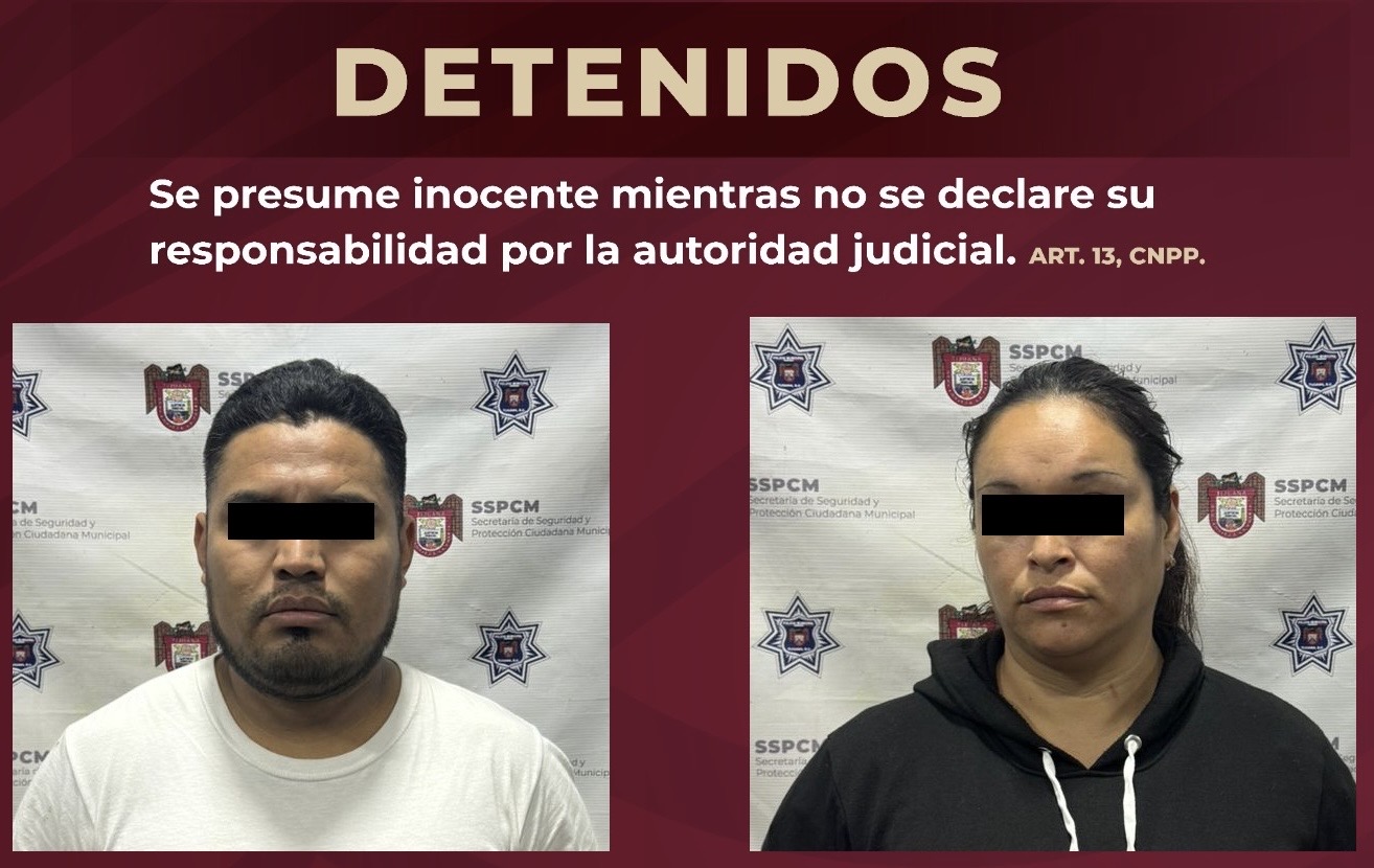Atrapan a pareja de asaltantes de gasolineras en Tijuana