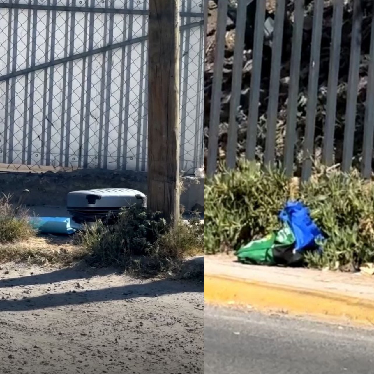 Localizan bolsas y maleta con restos humanos en vialidades principales de Tijuana