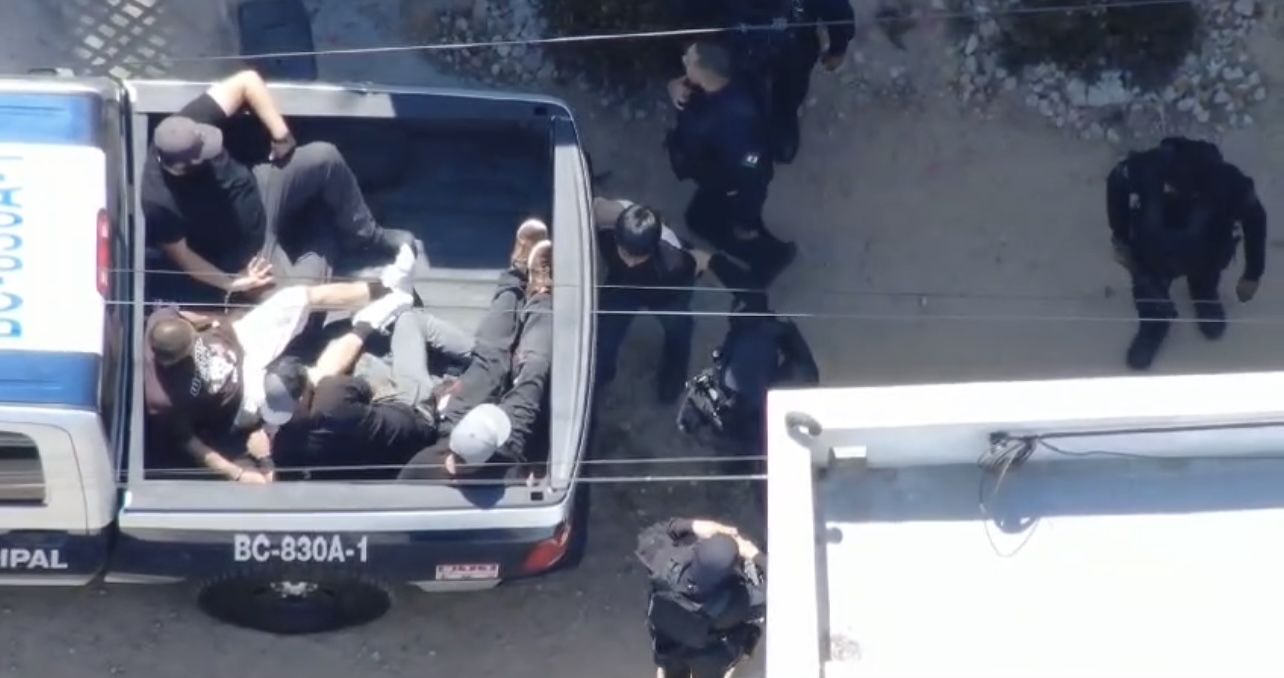 Detienen a grupo de asaltantes “Los Morros”, drones de la Policía Municipal lograron identificarlos