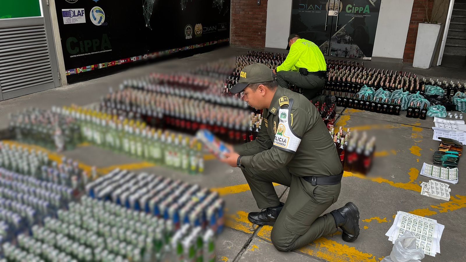 Alquilaban parqueaderos y bodegas para hacer licor adulterado y promover cigarrillos de contrabando