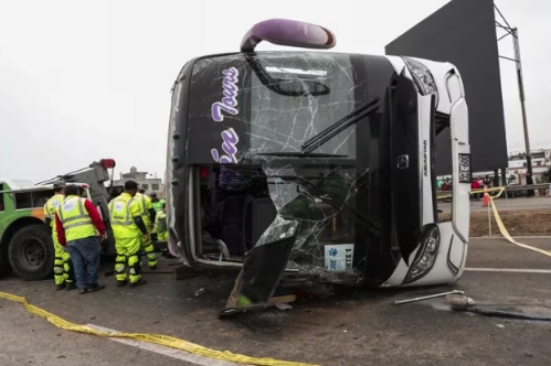 Perú registra casi mil fallecidos por accidentes de tránsito en lo que va del 2024
