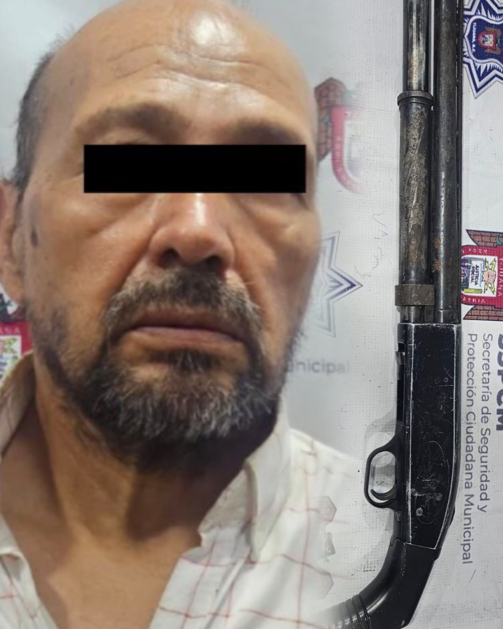 Amenazó a sus vecinos con un arma y es detenido
