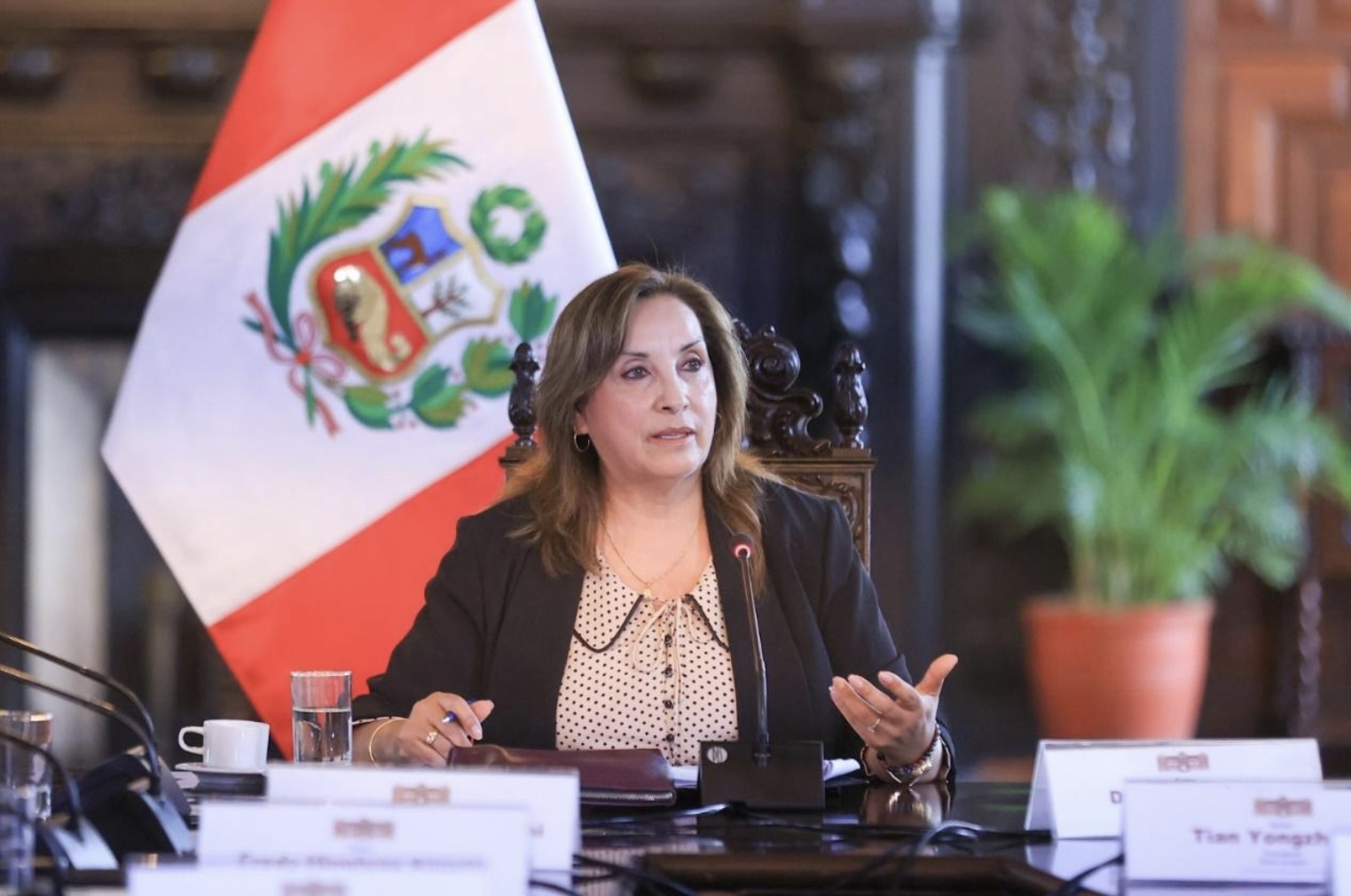 Dina Boluarte, la presidenta menos popular del mundo según reconocida revista The Intercept