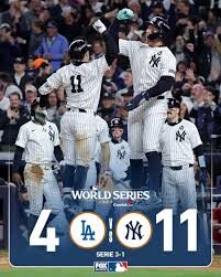 Los Yankees Evitan la Barrida y Mantienen Vivas sus Esperanzas en el “Clásico de Otoño”