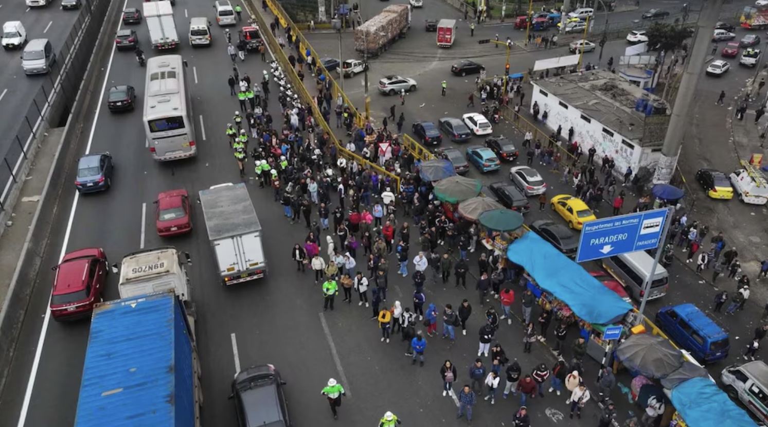 Tercer paro de transportes contra la inseguridad ciudadana