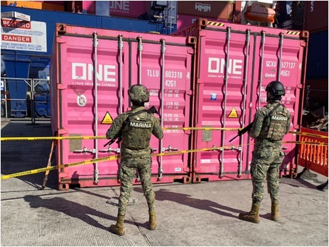 ⛴️ Incautan 300 paquetes de presunto clorhidrato de cocaína en el puerto de Ensenada