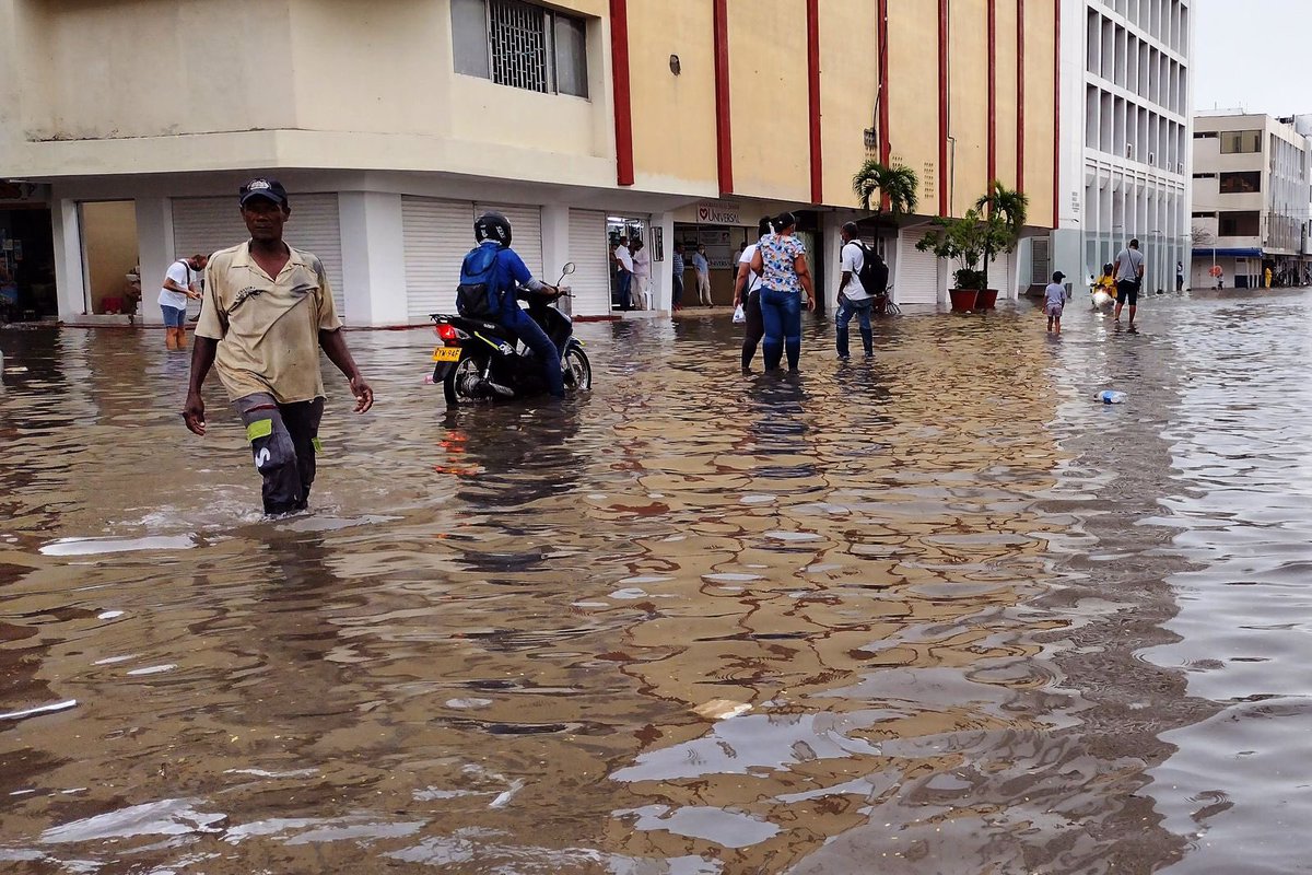 Emergencia en Cartagena: barrios inundados y miles de familias afectadas por lluvias 