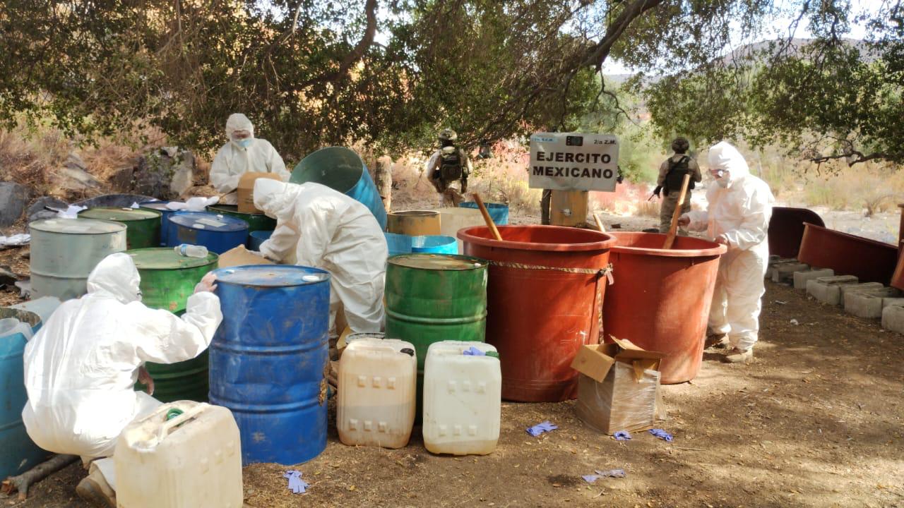 ☢️ Localiza laboratorio de droga sintética en el Ejido Zaragoza de Ensenada