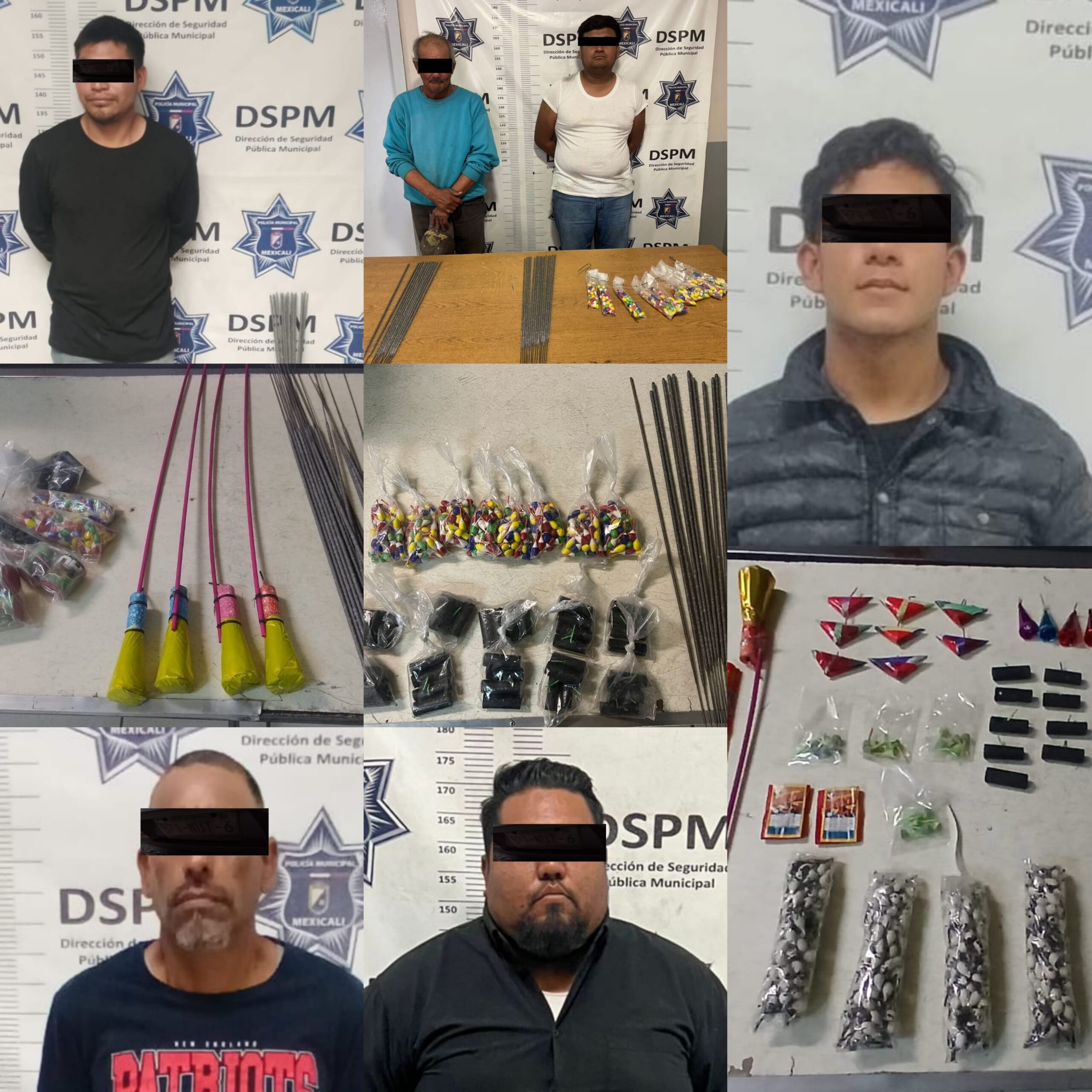 🎆Detienen a seis personas por venta de pirotecnia en Mexicali