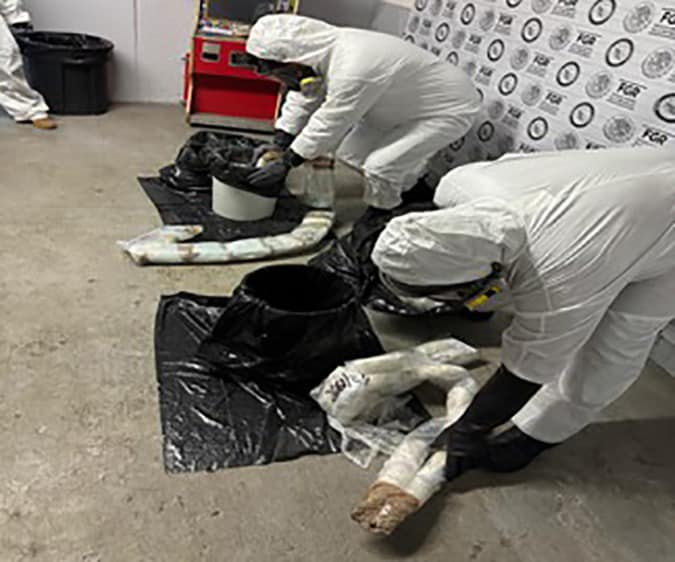🚨 FGR incinera más de 2 millones de pastillas de fentanilo