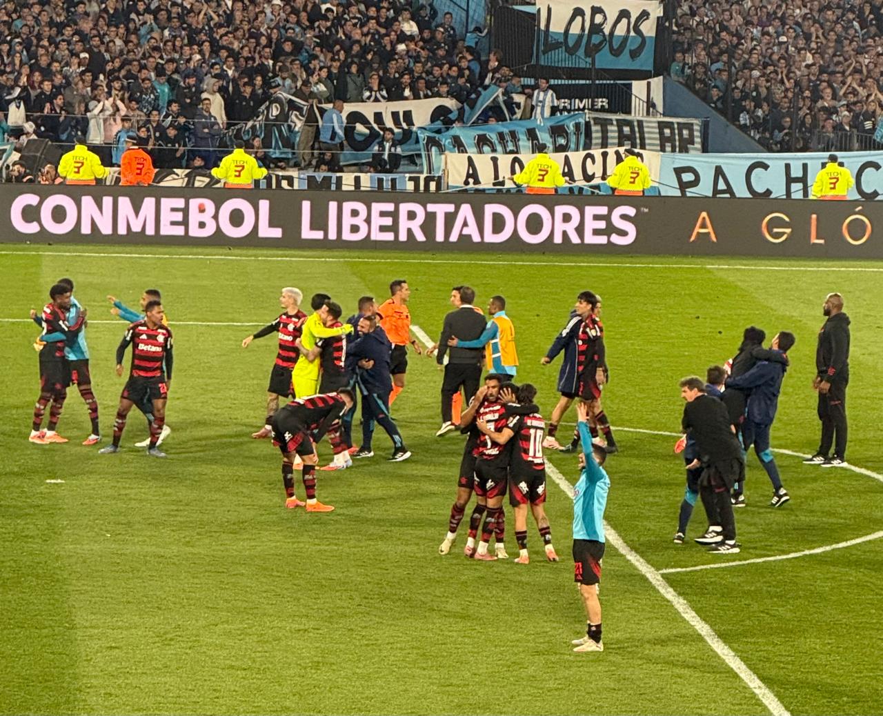 Racing Club empató con Flamengo y quedó fuera de la Copa Libertadores 2025